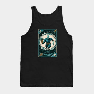 Super Hero Water Man New Breed Card Collection Tank Top